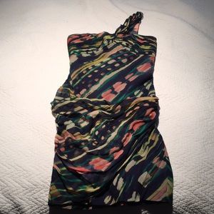Vera Wang mini silk dress